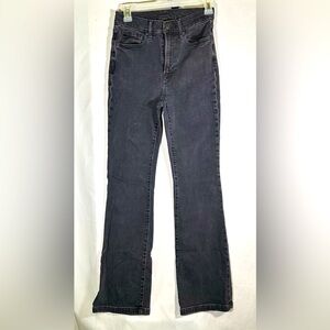 GAP Jeans High Waist Flare Charcoal Black Women's Size 26 Regular 2